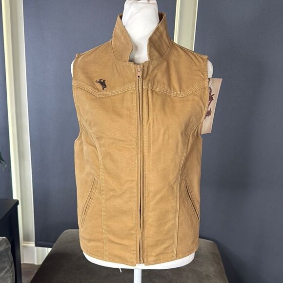 Women’s Tan Calamity Concealed Carry Vest Wyoming Traders Size S NWT - Picture 1 of 15